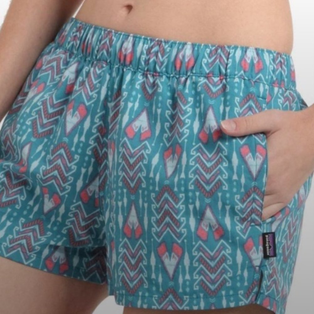 Patagonia Barely Baggie Short Tipikat Elwha Blue M